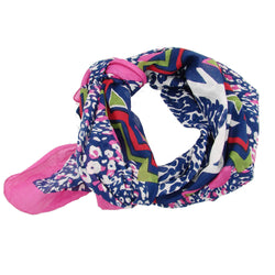 Abstract Animal Scarf - Pink Handmade and Fair Trade