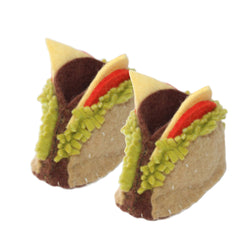 Cheeseburger Zooties Baby Booties - Silk Road Bazaar