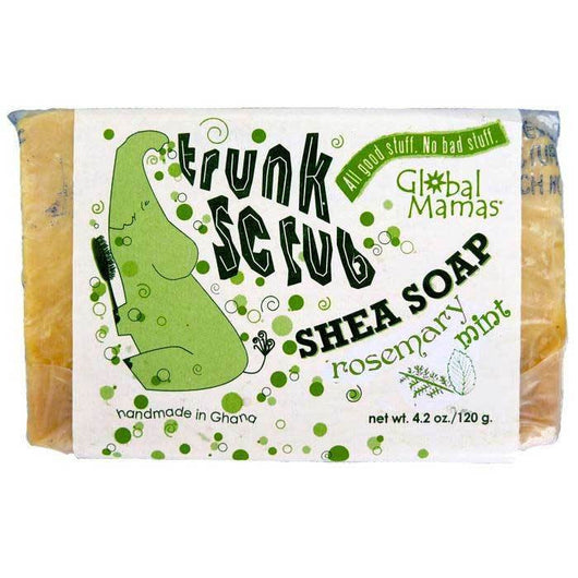 Trunk Scrub Shea Soap - Rosemary Mint - Global Mamas (S)
