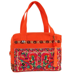 Hmong Retreat Bag - Orange - Global Groove (B)