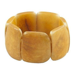 Polished Tagua Nut Bracelet in Incan Sun Handmade and Fair Trade