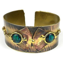 Paua Ocean Cuff Handmade and Fair Trade