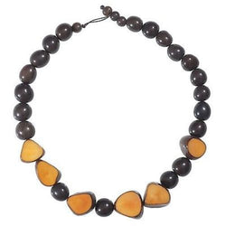 Gemma Tagua Necklace in Incan Sun Handmade and Fair Trade