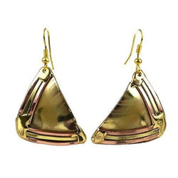 Copper Directions Brass Earrings Handmade and Fair Trade