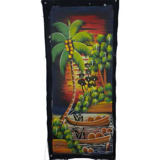 Haitian Acrylic Painting on Canvas Handmade and Fair Trade