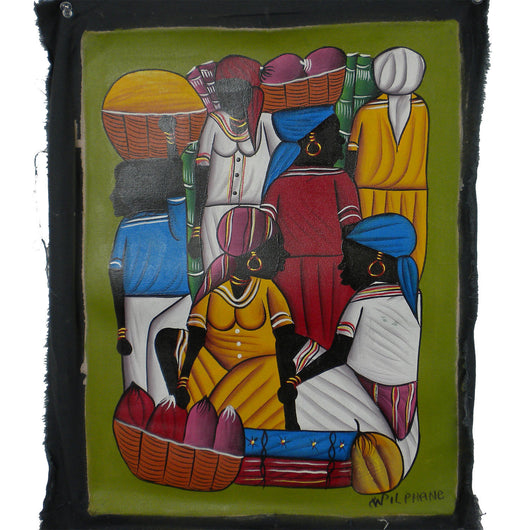 Haitian Acrylic Painting on Canvas Handmade and Fair Trade