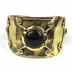 X Squared Onyx Cuff Handmade and Fair Trade
