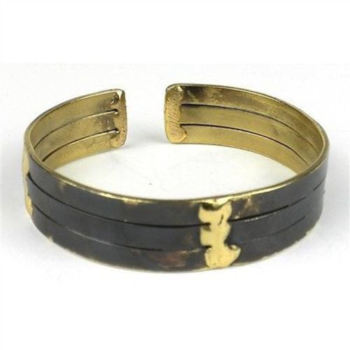 Brass Struts Cuff Handmade and Fair Trade