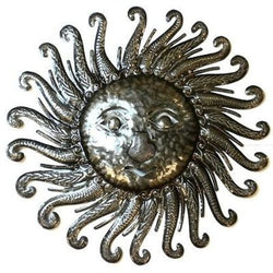 Sun - 24 Inch Metal Art Handmade and Fair Trade